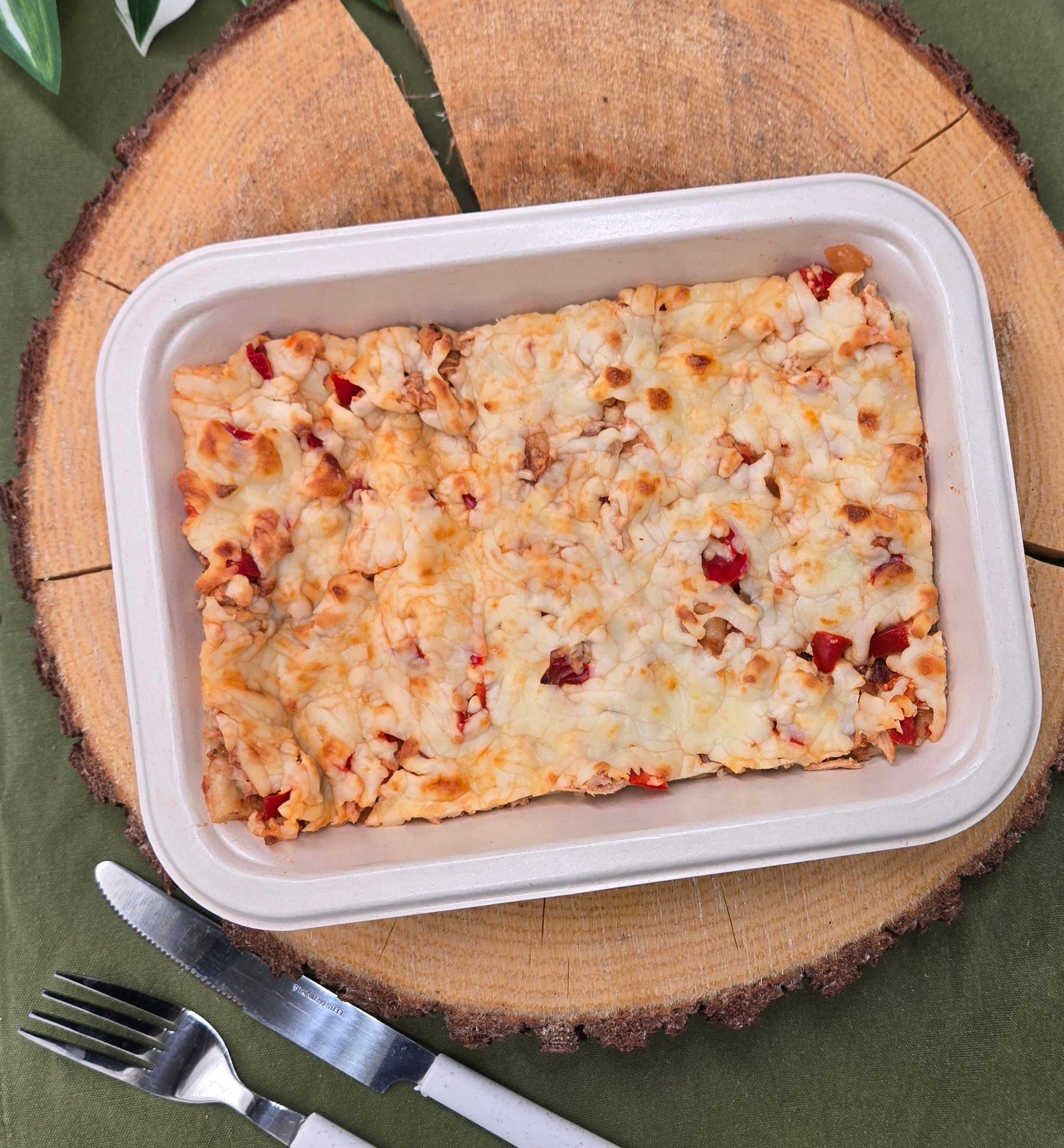 Pizza poulet bbq